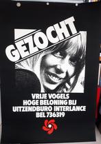 Poster Vrije Vogels Uitzendbureau Gezocht Interlance, Verzamelen, Posters, Verzenden, Zo goed als nieuw, A1 t/m A3, Rechthoekig Staand