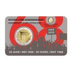 2 Euro munt BELGIE 2018 "Gebeurtenissen van Mei 1968"., Verzenden, België, 2 euro
