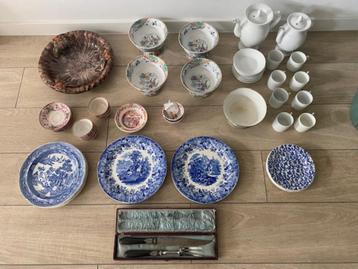 Mixed set Petrus Regout en overig servies beschikbaar voor biedingen