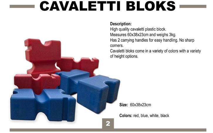 Cavaletti Blokken, Dieren en Toebehoren, Paarden en Pony's | Overige Paardenspullen, Nieuw, Springen, Ophalen