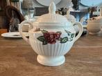 WEDGWOOD MOSS ROSE SUIKERPOTJE, Gebruikt, Overige typen, Ophalen of Verzenden, Wedgwood