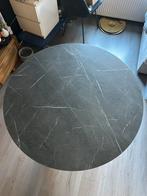 IKEA Mariedamm Ronde Tafel - Zwart Marmer, Gebruikt, 100 tot 150 cm, Rond, Ophalen of Verzenden