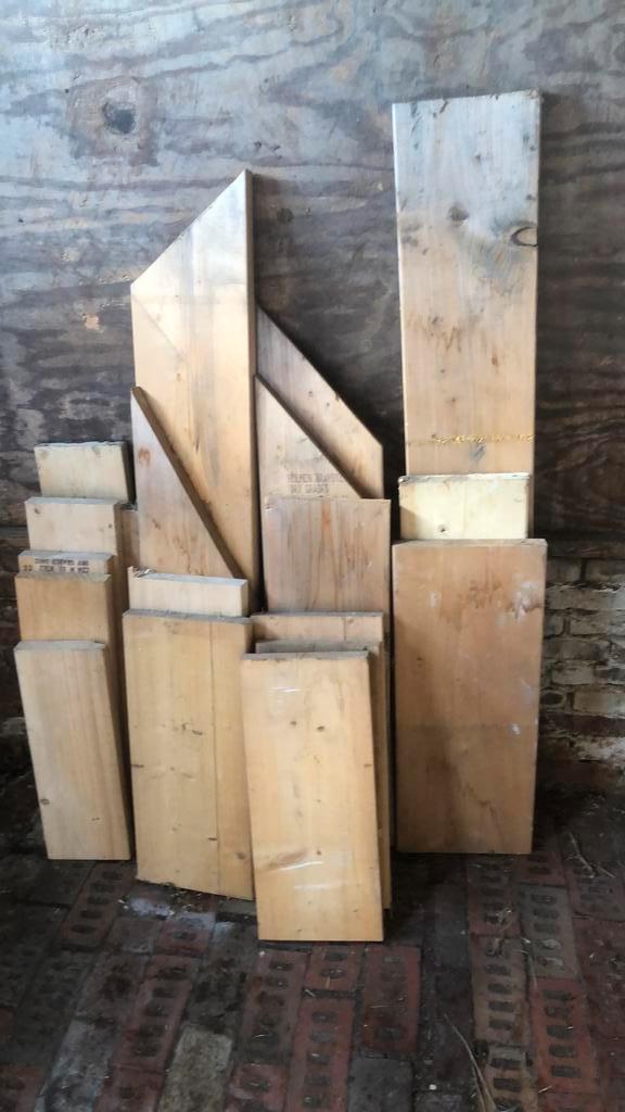 Balkjes cls, Doe-het-zelf en Verbouw, Hout en Planken, Zo goed als nieuw, Balk, Vuren, Minder dan 200 cm, 25 tot 50 mm, Ophalen