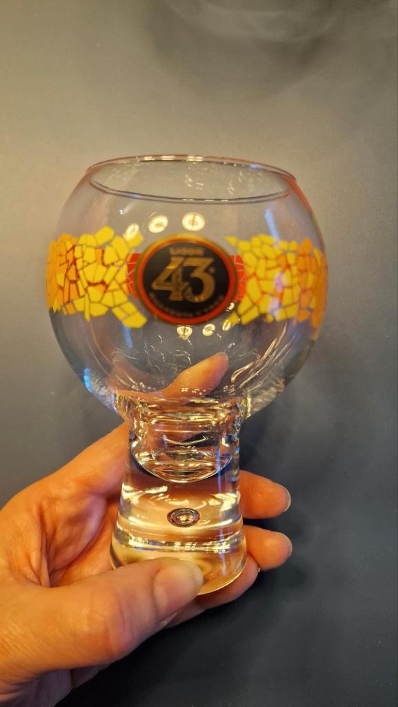 2 Licor 43 Glazen - special edition, Verzamelen, Merken en Reclamevoorwerpen, Gebruiksvoorwerp, Ophalen of Verzenden