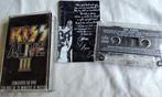 Cassette Kiss Allive III TOP LIVE CONCERT ZELDZAAM UNIEK, Gebruikt, 1 bandje, Ophalen of Verzenden, Origineel