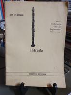 Speelstudieboek voor beginnende klarinettist Jan van Beek, Ophalen, Les of Cursus