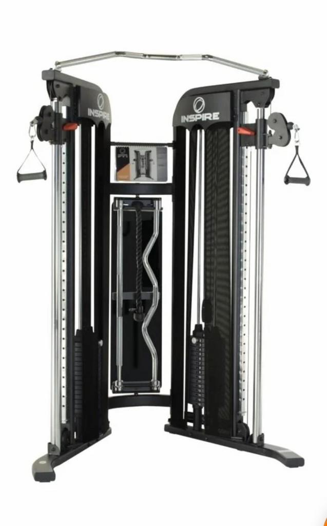 Krachtstation Inspire Fitness (Dual Pulley) z.g.a.n!, Sport en Fitness, Fitnessapparatuur, Zo goed als nieuw, Krachtstation, Armen