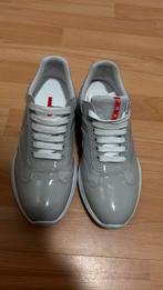 Prada Cups Schoenen - Glans Grijs - maat 42, Ophalen of Verzenden, Prada, Sneakers of Gympen, Zo goed als nieuw