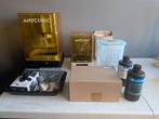 Anycubic Mono X resin 3D printer incl curingstation, Computers en Software, 3D Printers, Ophalen of Verzenden, Zo goed als nieuw