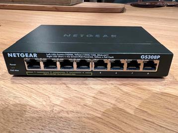 Netgear GS308P Gigabit Switch met PoE beschikbaar voor biedingen