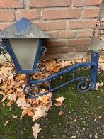Metalen buitenlamp, Ophalen, Gebruikt, Wandlamp, Netvoeding