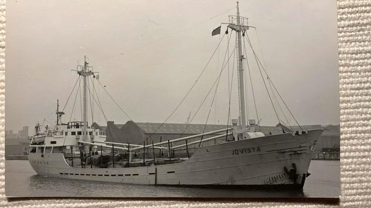 ex THUBAN '57 Nievelt Goudriaan JOVISTA  Suurmeijer, Verzamelen, Scheepvaart, Ophalen of Verzenden