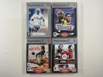 Voebal games 4 stuks Playstation 2 - PS2 beschikbaar voor biedingen