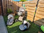 Super mooie kinderwagen 3 in 1  velours, Ophalen, Zo goed als nieuw, Overige merken, Verstelbare duwstang