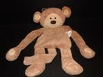 DIFRAX AAP MARIO GROOT KNUFFELDOEKJE VELOURS BEIGE MET, Kinderen en Baby's, Verzenden, Nieuw, Overige typen