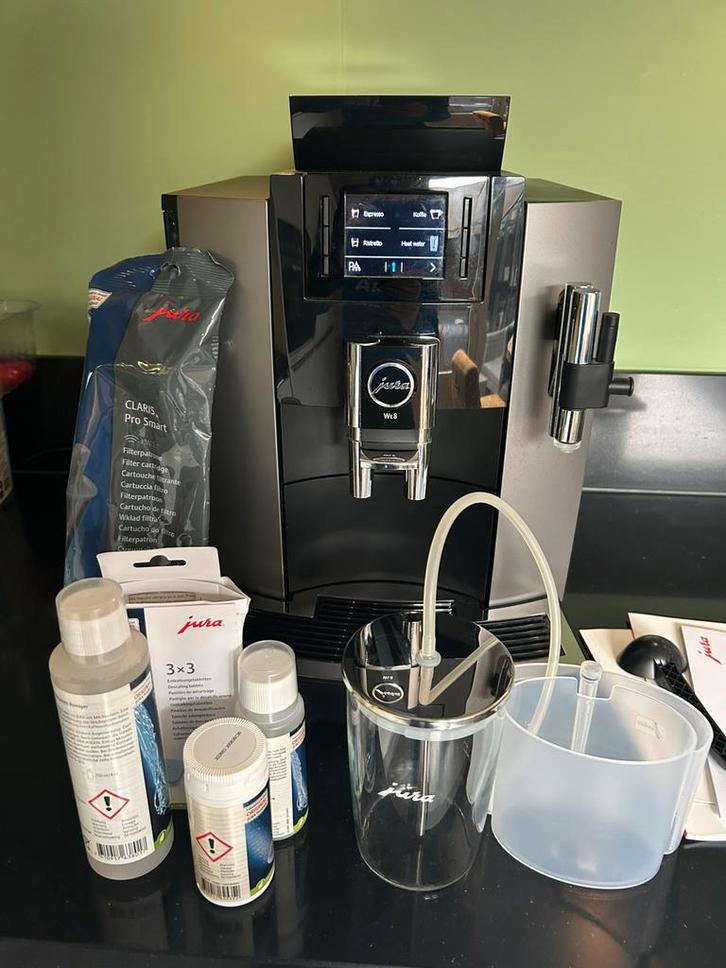 Jura WE8 Professionele Koffiemachine, 6454 bereidingen!, Witgoed en Apparatuur, Koffiezetapparaten, Zo goed als nieuw, Koffiemachine
