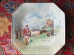 Mooi oud bord uit Engeland van Royal Doulton 22,3 cm.