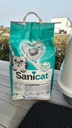 Sanicat Clumping White Cotton 2x 20L, Nieuw, Ophalen