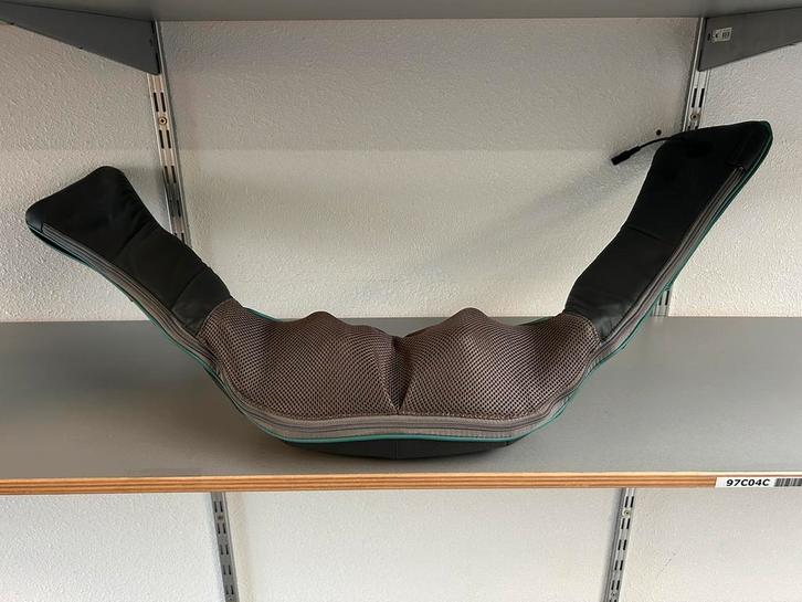 Naipo MGS-N12CS Shiatsu Massageapparaat Zwart/Groen, Sport en Fitness, Massageproducten, Nieuw, Apparaat, Ophalen of Verzenden