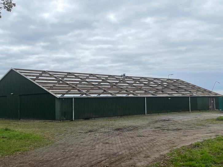 Caravanstalling, staalconstructie, bedrijfshal, manege., Doe-het-zelf en Verbouw, Overige Doe-het-zelf en Verbouw, Gebruikt, Ophalen of Verzenden
