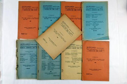 9X Seztoarea Revista de Folklor: Tsjechisch (1928-1931), Boeken, Tijdschriften en Kranten, Gelezen, Overige typen, Ophalen of Verzenden