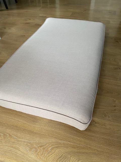 IKEA Karlstad kussen 150 x 75 cm + rugkussen, Huis en Inrichting, Banken | Sofa's en Chaises Longues, Gebruikt, Eenpersoons, Minder dan 150 cm