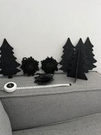 Set zwarte versiering Kerst, Diversen, Kerst, Ophalen of Verzenden, Zo goed als nieuw