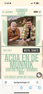 2 kaartjes Acda en de Munnik Stadspark, Twee personen, Juli