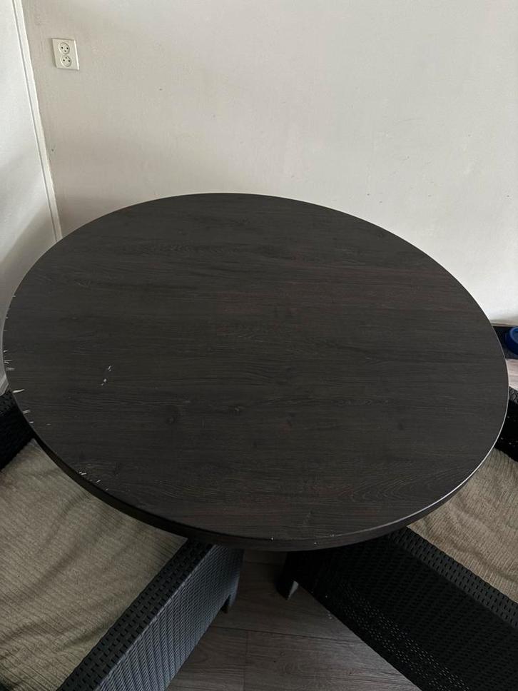 Eettafel Bressano, Huis en Inrichting, Tafels | Eettafels, Zo goed als nieuw, 100 tot 150 cm, Rond, Ophalen