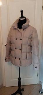 Puffer dons jas van global sport 42  44, Verzenden, Zo goed als nieuw, Maat 42/44 (L), Beige