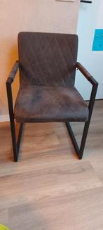 6 industriële eetkamerstoelen antraciet, Huis en Inrichting, Stoelen, Ophalen