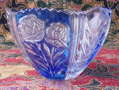 Mooie oude kom uit Duitsland van Anna Hütte kristal 15 cm., Antiek en Kunst, Antiek | Glas en Kristal, Ophalen of Verzenden