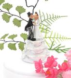 Zeer mooie komische bruidspaar taart topper., Hobby en Vrije tijd, Feestartikelen, Ophalen of Verzenden, Nieuw, Versiering, Geboorte of Huwelijk