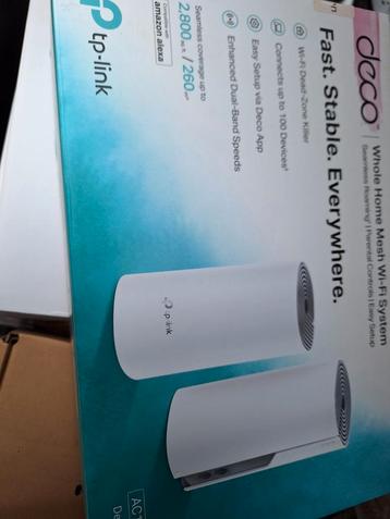 TP-Link Deco E4 AC1200 Mesh WiFi Systeem, 1x enkel en 1x dua beschikbaar voor biedingen