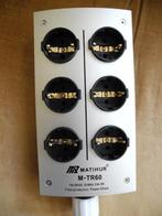 Matihur M-TR60 stekkerdoos met Hifi-Tuning netkabel, Audio, Tv en Foto, Audiokabels en Televisiekabels, Ophalen of Verzenden, Zo goed als nieuw