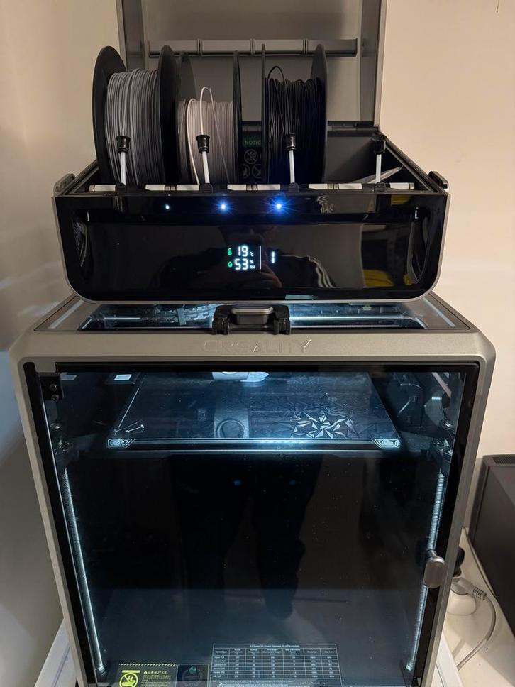 Creality K1 Max 3D Printer - Snelle & Betrouwbare Print!, Computers en Software, 3D Printers, Zo goed als nieuw, Ingebouwde Wi-Fi