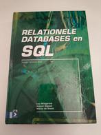 Relationele Databases en SQL - 2e druk, Boeken, Studieboeken en Cursussen, Leo Wiegerink, Jeanot Bijpost, Marco de Groot, Nieuw