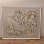 Schilderij van 2 erotische dames(Calvin Burnett), Ophalen