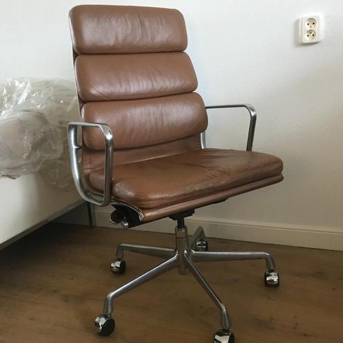 Herman Miller Eames Aluminium chair EA 219 EA437 Vintage, Huis en Inrichting, Bureaustoelen, Gebruikt, Zwart, Ophalen
