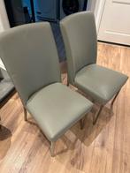 Musterring leren stoelen - set van twee, Ophalen, Gebruikt, Twee, Bruin