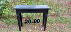 Zwart tafeltje met nep lade, Huis en Inrichting, Tafels | Sidetables, Ophalen