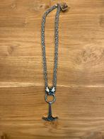 Necklace, heren halsketting ancor/hammer of thor, Sieraden, Tassen en Uiterlijk, Kettingen, Nieuw, Ophalen of Verzenden, Zilver
