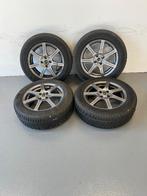 Winterset Renault Captur 4x100 205/60/16 Continental SET 87, Ophalen, Gebruikt, 16 inch, Banden en Velgen