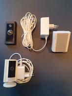 Ring wired deurbel + chime + indoor camera, Ophalen of Verzenden, Ingebouwde camera, Zo goed als nieuw, Bedraad
