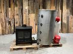 Hout CV Kachel met Buffervat & Boiler, Huis en Inrichting, Kachels, Ophalen, Gebruikt, Houtkachel, Vrijstaand