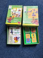 Sesamstraat domino en letters leren voor VAKANTIE, Drie of vier spelers, Ophalen of Verzenden, Gebruikt, JUMBO