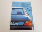 Mercedes-Benz W124 diesel sedan modellen brochure - 03/1989, Boeken, Auto's | Boeken, Gelezen, Ophalen of Verzenden, Mercedes-Benz