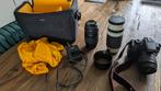 Canon eos 1200 D met lenzen, Audio, Tv en Foto, Fotocamera's Digitaal, Ophalen, Gebruikt, Canon, 8 keer of meer