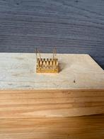 Rek voor lp's - hxbxd ca 2.8x2.5x2.9cm - metaal, Ophalen of Verzenden, Poppenhuis