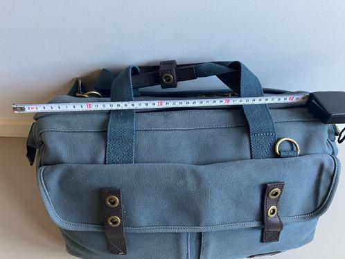 Millecan canvas reistas, Sieraden, Tassen en Uiterlijk, Tassen | Reistassen en Weekendtassen, Nieuw, Blauw, 40 tot 60 cm, 30 cm of meer